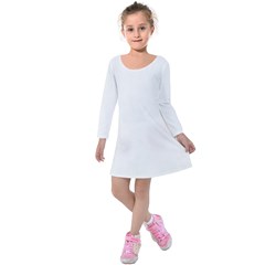 Kids  Long Sleeve Velvet Dress