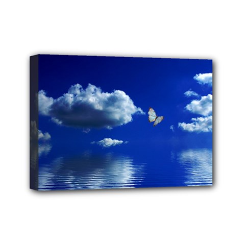 Sky Mini Canvas 7  X 5  (framed) by Siebenhuehner