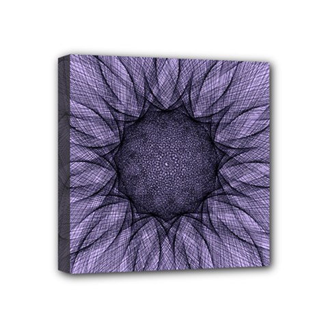 Mandala Mini Canvas 4  X 4  (framed) by Siebenhuehner