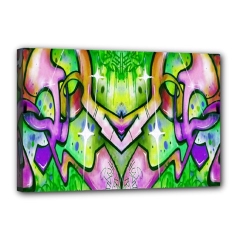 Graffity Canvas 18  X 12  (framed) by Siebenhuehner