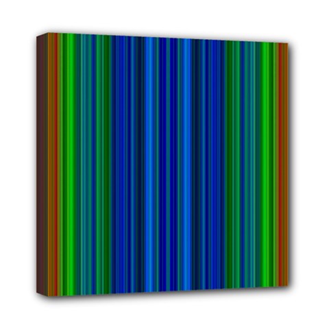 Strips Mini Canvas 8  X 8  (framed) by Siebenhuehner