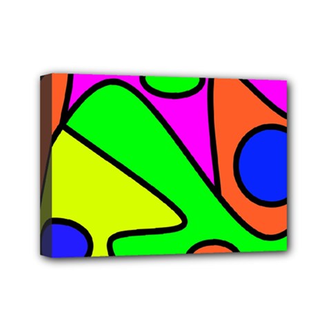 Abstract Mini Canvas 7  X 5  (framed) by Siebenhuehner