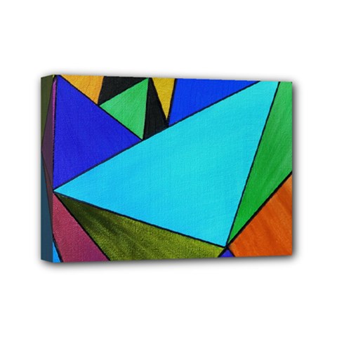 Abstract Mini Canvas 7  X 5  (framed) by Siebenhuehner