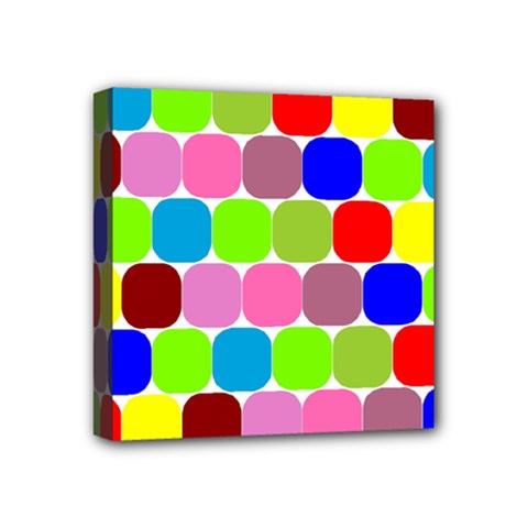 Color Mini Canvas 4  X 4  (framed) by Siebenhuehner