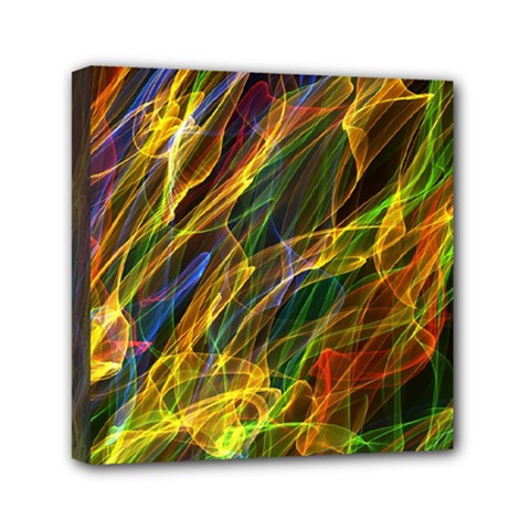 Abstract Smoke Mini Canvas 6  X 6  (framed) by StuffOrSomething
