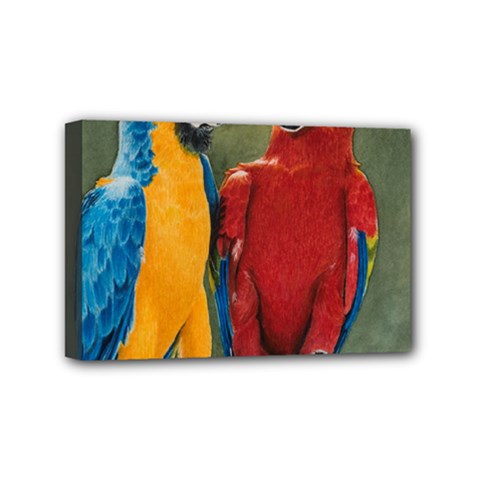 Feathered Friends Mini Canvas 6  X 4  (framed) by TonyaButcher