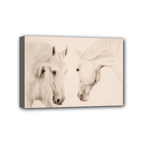 Tender Approach  Mini Canvas 6  X 4  (framed) by TonyaButcher