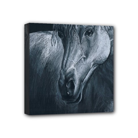 Equine Grace  Mini Canvas 4  X 4  (framed) by TonyaButcher