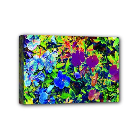 The Neon Garden Mini Canvas 6  X 4  (framed) by rokinronda