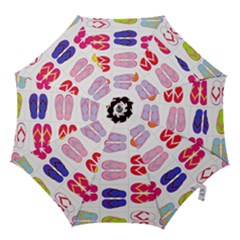 Flip-flop Collage Hook Handle Umbrella (medium) by StuffOrSomething
