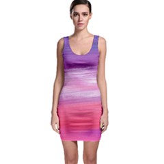 Acrylic Abstract In Pink & Purple Bodycon Dress by StuffOrSomething