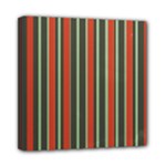 Festive Stripe Mini Canvas 8  x 8  (Framed)