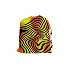 Colored Zebra Drawstring Pouch (medium) by Colorfulart23