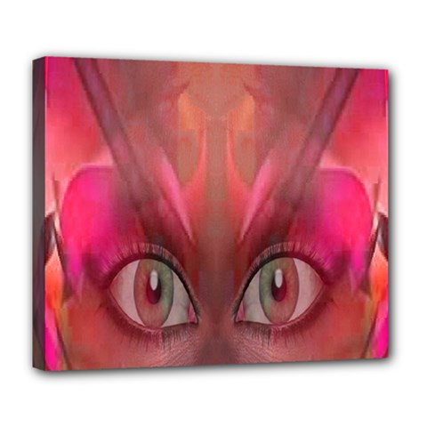 Hypnotized Deluxe Canvas 24  X 20  (framed) by icarusismartdesigns