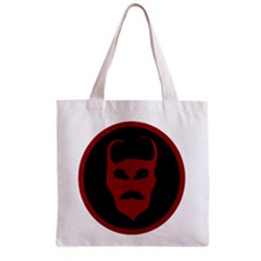 Devil Symbol Logo All Over Print Grocery Tote Bag by dflcprints