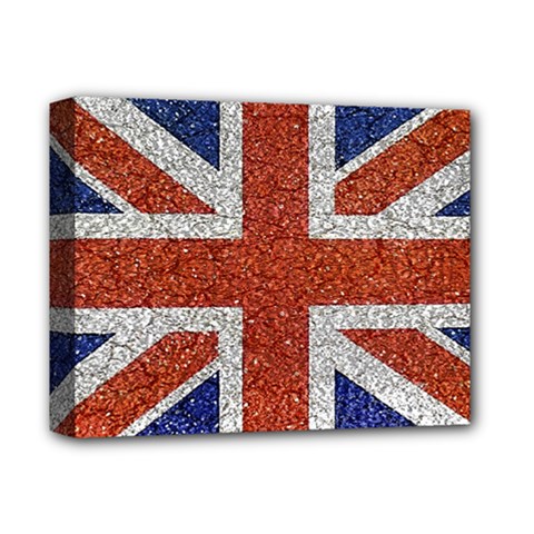 England Flag Grunge Style Print Deluxe Canvas 14  X 11  (framed) by dflcprints