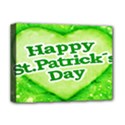 Unique Happy St. Patrick′s Day Design Deluxe Canvas 16  x 12  (Framed)  View1