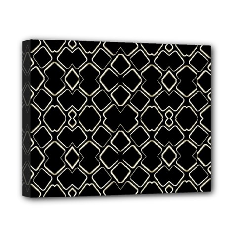 Geometric Abstract Pattern Futuristic Design  Canvas 10  X 8  (framed) by dflcprints