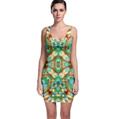 Colorful Modern Pattern Collage Bodycon Dress by dflcprintsclothing