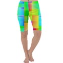 Colorful gradient shapes Cropped Leggings View1