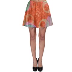 Fading Shapes Skater Skirt by LalyLauraFLM