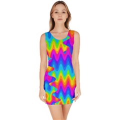 Amazing Acid Rainbow Bodycon Dresses by KirstenStar