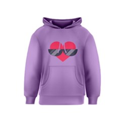 Sunglasses Heart Kid s Pullover Hoodies by ULTRACRYSTAL