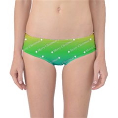 Merry Christmas,text,rainbow Classic Bikini Bottoms by ImpressiveMoments