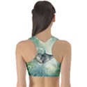 Funny Dswimming Dolphin Sports Bra View2