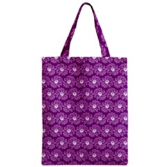 Gerbera Daisy Vector Tile Pattern Zipper Classic Tote Bags by GardenOfOphir