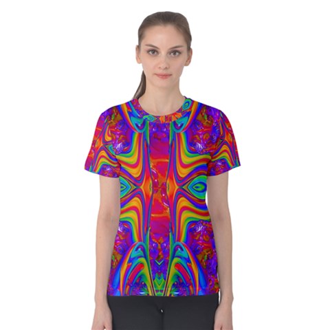 Abstract 1 Women s Cotton Tees by icarusismartdesigns