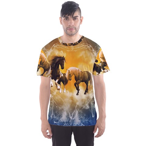 Wonderful Horses Men s Sport Mesh Tees by FantasyWorld7