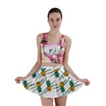 Pineapple Pattern Mini Skirts