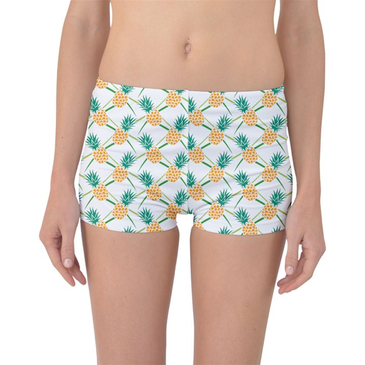 Pineapple Pattern 04 Boyleg Bikini Bottoms