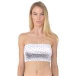 Officially Sexy OS Collection Purple & White Bandeau Top