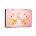 Wonderful Flowers With Butterflies And Diamond In Soft Pink Colors Mini Canvas 6  x 4  View1