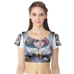Short Sleeve Crop Top (Tight Fit)