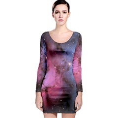 Trifid Nebula Long Sleeve Bodycon Dresses