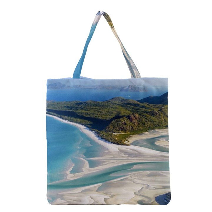 WHITEHAVEN BEACH 1 Grocery Tote Bags