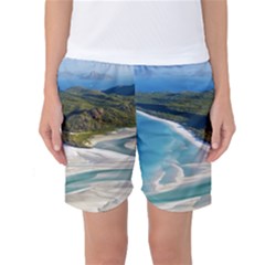 Whitehaven Beach 1 Women s Basketball Shorts by trendistuff