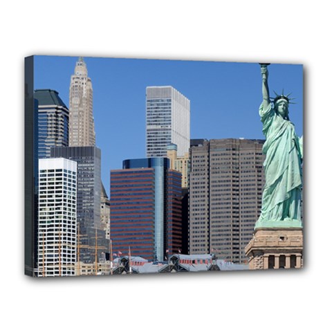 Ny Liberty 2 Canvas 16  X 12  by trendistuff