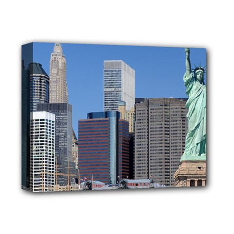 Ny Liberty 2 Deluxe Canvas 14  X 11  by trendistuff
