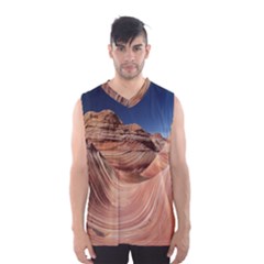 Petrified Sand Dunes Men s Basketball Tank Top by trendistuff