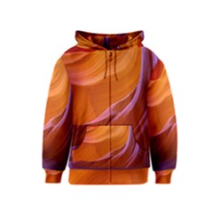 Antelope Canyon 2m Kids Zipper Hoodies by trendistuff