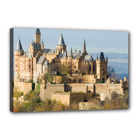 Hilltop Castle Canvas 18  X 12  by trendistuff