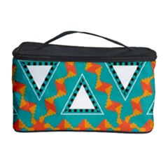 Triangles And Other Shapes Pattern Cosmetic Storage Case by LalyLauraFLM