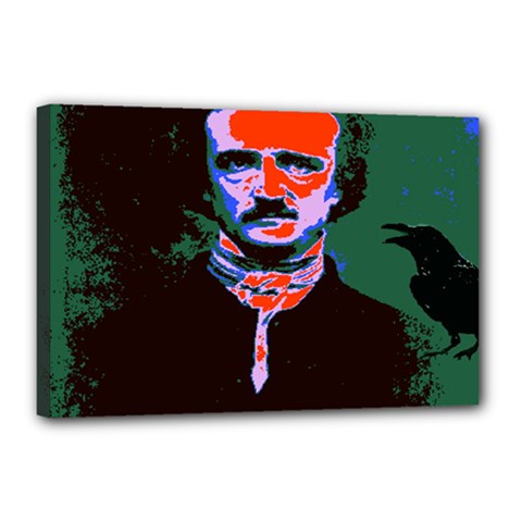 Edgar Allan Poe Pop Art  Canvas 18  X 12 