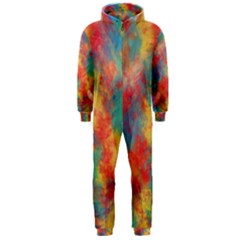 Abstract Elephant Hooded Jumpsuit (men)  by Uniqued