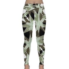 Modern Camo Print  Yoga Leggings by dflcprintsclothing