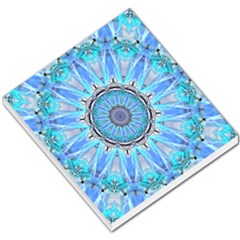 Sapphire Ice Flame, Light Bright Crystal Wheel Small Memo Pads